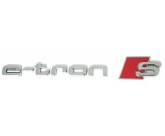 VAG AUDI E-TRON galinio bagažinės dangčio ženkliukas originalus 4KE8537353Q7