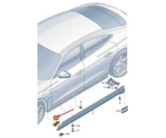 Vag Priekinis Desinysis Slenksčio Apdailos Elementas Audi Etron Gt 4J F8 Originalus 4J3853922