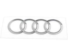 VAG "Audi" lipdukas su žiedais Emblema Lipnus originalus 8R0060306A