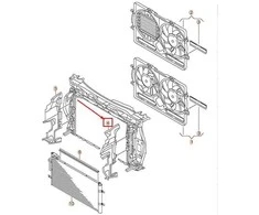VAG AUDI oro kreipiančioji kairė 8U0121283C