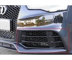 VAG Priekinis Apatinis Bamperis Kairės Pusės Grotelės Juodos Spalvos Audi RS5 Coupe 2010 2016 Originalus 8T0807681FT94