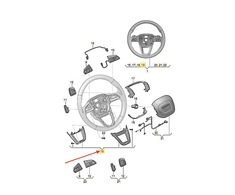 VAG AUDI Q2 GA vairo apdailos detalė originali 4M0419659A3Q7