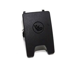 VAG "Audi Q2 Isofix" lizdo dangtelio dangtelis Apdailos dangteliai juodi originalūs 81A8871874PK
