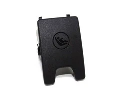 VAG "Audi Q2 Isofix" lizdo dangtelio dangtelis Apdailos dangteliai juodi originalūs 81A8871874PK