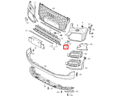 VAG AUDI Q2 O/S dešiniojo priekinio žibinto ploviklio dangtelis nugruntuotas originalus 81A955276BGRU