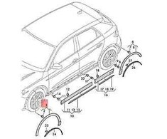 VAG AUDI Q3 F3B F3N ratų dangtelis antracito spalvos originalus 83A8537174W3
