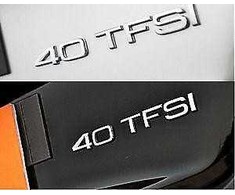 VAG AUDI Q3 Q3 Q5 Q7 Galinė 40 TFSI emblema chromuota originali 8U0853744A