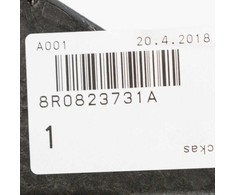 VAG Audi Q5 8R variklio dangčio kairės pusės sandariklis originalus 8R0823731A