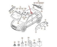 VAG AUDI Q5 8RB dangtelio dangtelis 4G originalus L0907299AB4PK