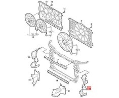 VAG AUDI Q5 FYB oro kreipiančioji kairė 80A121283AA originali