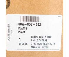Vag Įspėjamoji Plokštelė Audi Q5 80 2017 2018 Originalus 80A853692