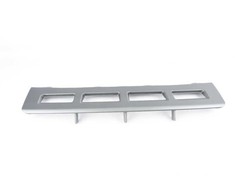 VAG AUDI Q5 S LINE 09-12 Priekinio bamperio centrinis apatinis pilkas spoilerio dangtelis originalus 8R0807110A1RR