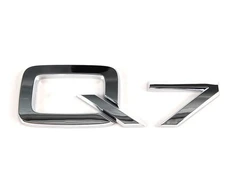 VAG AUDI Q7 07-16 Galinis bagažinės dangtis Q7 emblema su ženkliuku Chrome originalus 4L0853741