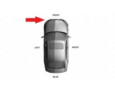 VAG "Audi Q7" 2007-2015 m. halogeninių priekinių žibintų montavimo plokštės laikiklis kairėje originali 4L0941613