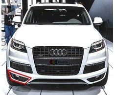VAG AUDI Q7 4L (09-14) S Line dešiniojo bamperio grotelės rūko žibintų apvadas originalus 4L0807676C01C