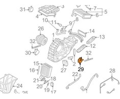 VAG AUDI Q7 4L Dešinės temperatūros reguliavimo sklendės variklis 7L0907512G NAUJAS ORIGINALUS