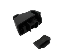 VAG Audi Q7 4L NS Kairės pusės saulės skydelio kablio spaustukas Soul Juodas 4L0859561B4PK Originali
