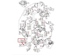 VAG Audi Q7 4L Vandens vamzdžio žarna 059121075CH NAUJA ORIGINALI 2015