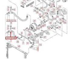 VAG Audi Q7 4L Variklio Aušinimo Radiatoriaus Apatinis Vamzdžio Žarna 7L0122051D NAUJA ORIGINALI