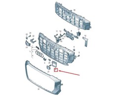 VAG AUDI Q8 4MN Kairio Radiatoriaus Grotelės Dangtis 4M8853173BRU6 NAUJAS ORIGINALUS