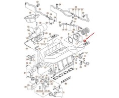 VAG Audi R8 42 variklio kairės pusės emblema originali 079133621B