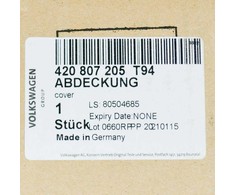 VAG AUDI R8 4S priekinio bamperio dešinysis dangtelis vilkimo akiai originalus 420807205T94