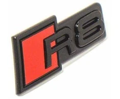 VAG AUDI R8 4S priekinis bamperis radiatoriaus grotelės emblema logotipas originalus 4S085373737GT94