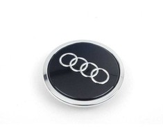 VAG AUDI ratų centro stebulės dangtelis blizgus juodas originalus 4B0601170AAX1
