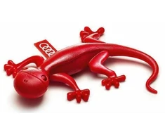 VAG "Audi Raudona Gecko" oro gaiviklis su gėlių kvapo dozatoriumi originalus 000087009B