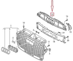 Vag Audi Rs3 2017 Originalus 8V5853949B