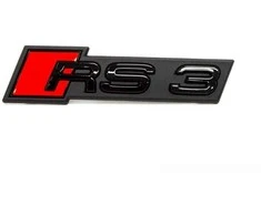VAG Audi RS3 logotipo užrašas ant grotelių juodas originalus 8V5853736BT94