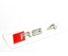 VAG AUDI RS4 (2000-2016) Galinės bagažinės dalies emblema su RS4 ženklu originali 8D98537402ZZ