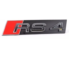 VAG "Audi RS4" priekinių grotelių logotipas RS4 emblemos užrašas originalus 8K0853736D2ZZ