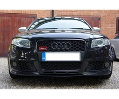 VAG "Audi RS4" priekinių grotelių logotipas RS4 emblemos užrašas originalus 8K0853736D2ZZ