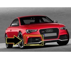 VAG AUDI RS5 Cabrio Qu. Coupe Sportb. oro kreipiančiosios grotelės 8T0807682GT94 Originali
