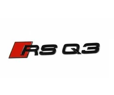 VAG AUDI RSQ3 galinių durelių bagažinės juodos spalvos emblema 83A853740T94 originali