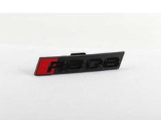 VAG Audi RSQ8 emblemos klipas radiatoriaus grotelių galinis užrašas juodas originalus naujas