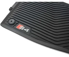VAG Audi S4 8K 8W Guminiai kilimėliai priekiniai juodi 8W1061221A041 Originalūs