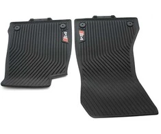 VAG Audi S4 8K 8W Guminiai kilimėliai priekiniai juodi 8W1061221A041 Originalūs
