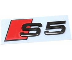 VAG Audi S5 užrašas Emblema Logotipas Galinių durelių juodas originalus 8W6071804