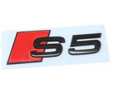 VAG Audi S5 užrašas Emblema Logotipas Galinių durelių juodas originalus 8W6071804