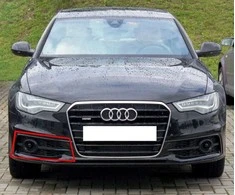 VAG AUDI S6 4G C7 S-Line priekinio bamperio rūko žibinto grotelės dešinės pusės originalios 4G0807682E9