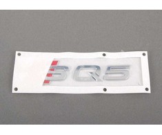 VAG Audi SQ5 Chromo Logotipas Emblema Lengvai Priklijuojamas Ant Lygios Paviršiaus Originalus Naujas