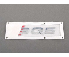 VAG Audi SQ5 Chromo Logotipas Emblema Lengvai Priklijuojamas Ant Lygios Paviršiaus Originalus Naujas