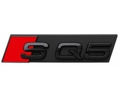 VAG Audi SQ5 emblema su grotelių logotipu, juoda, originali 80A071805
