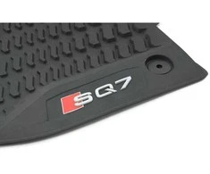 VAG AUDI SQ7 2017- Priekiniai juodi guminiai kilimėliai visoms oro sąlygoms LHD originalūs 4M1061221B041