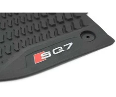 VAG AUDI SQ7 2017- Priekiniai juodi guminiai kilimėliai visoms oro sąlygoms LHD originalūs 4M1061221B041