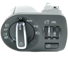 VAG AUDI TT chromuotas Europos priekinių žibintų jungiklis su grįžimu namo 08-09 8J1941531G5PR originalus