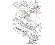 VAG AUDI TT FV Centro Konsolės Laikymo Skyrius Dangtis LHD 8S18632764PK NAUJAS ORIGINALUS