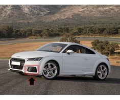 VAG Audi TT S-Line priekinis bamperis apatinis kairės pusės grotelių dangtelis originalus 8S0807151A9B9